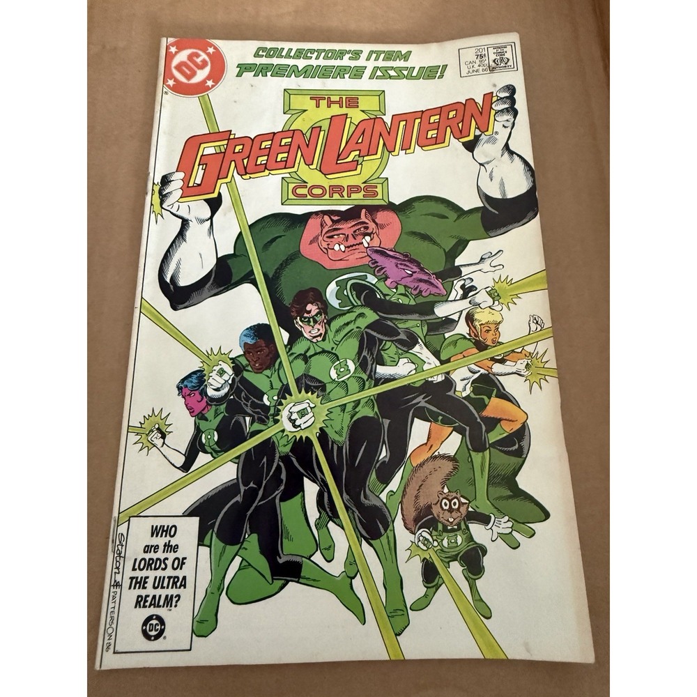 Green Lantern #201 (DC Comics 1986) 1st App  Of Green Lantern Corps & Kilowog